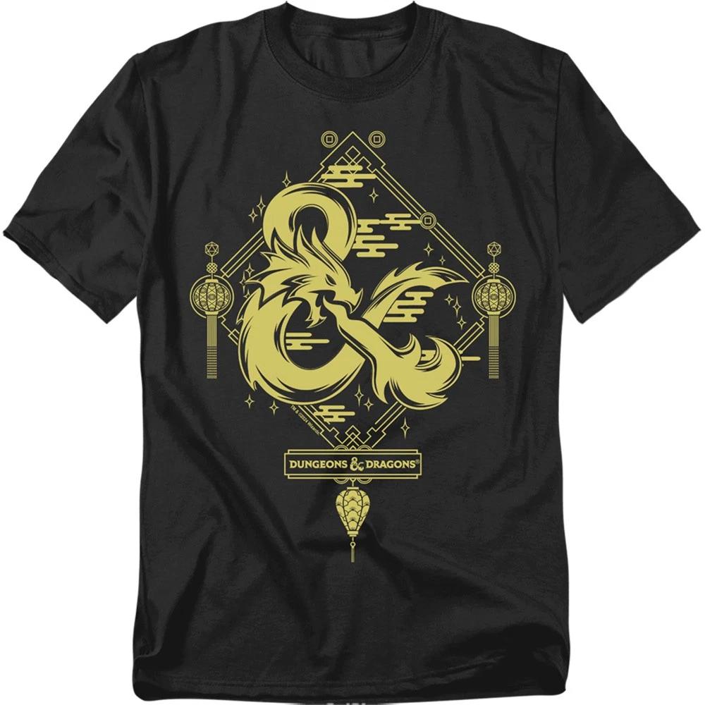 Dungeons And Dragons Year Of The Dragon Gold Logo Unisex Children s T-shirt Black 140