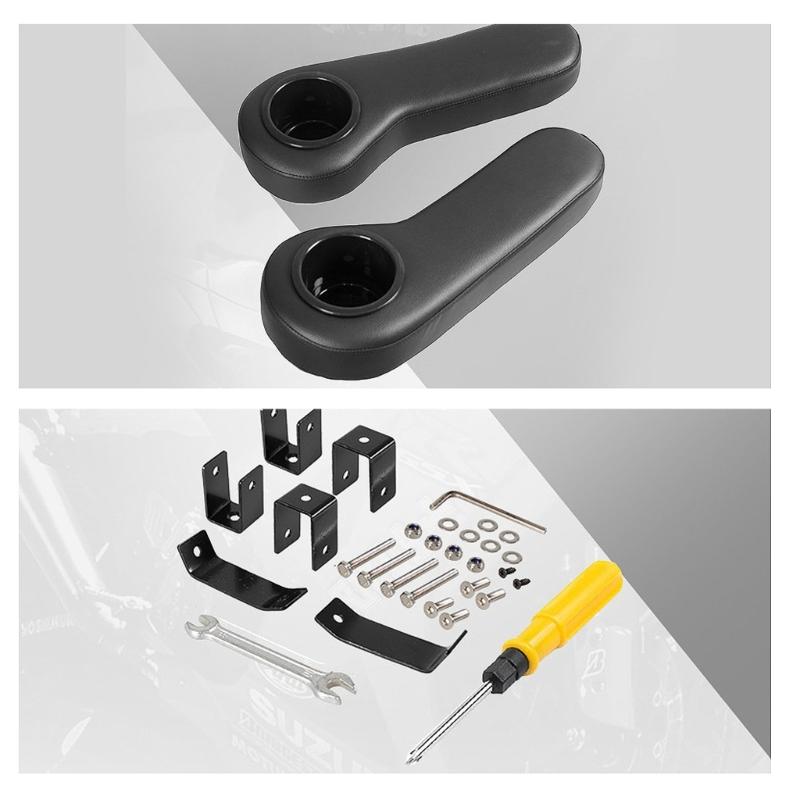 Rear  Arm Rest Cup Holder for Club Car  Back  Armrest Drink Stand Modified Accessory Repair Parts Black