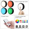 LED RGBW Closet Light Puck Lamp AA Battery Powered Under Cabinet Light Dimmable Home Decoration for Party Holiday 13 Colors