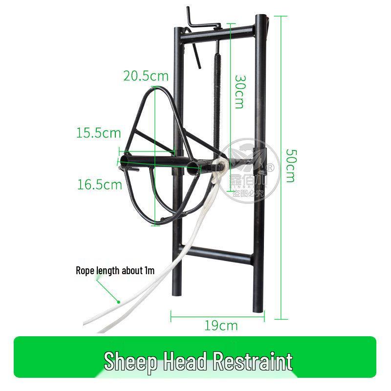 

Регулируемая стойка для фиксации головы овцы для инъекций и стрижки