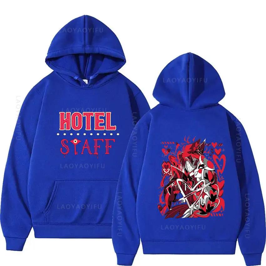 Hazbin Hotels Alastor Theme Hoody Hooded Shirt Sweatshirts for Men Men's Hoodies New & Graphic Essentials Hoodie Sweatshirt