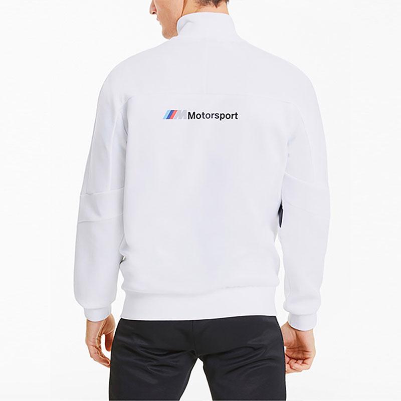 Puma X BMW Color Block Logo Track Jacket Men Jackets White 596094-02