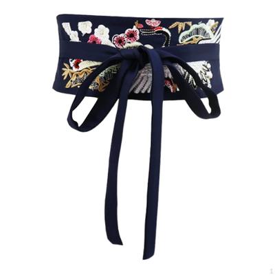 Kimono Bata Obi Cinturón Decoración Elegante Accesorios de Disfraz para Festivales Vestido
