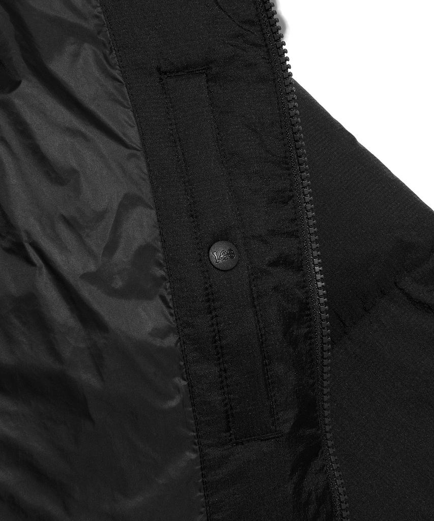 Lee Hooded Ripstop Puffer Down Black