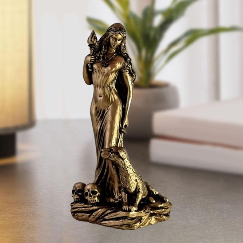 Goddess Statue Resin Art Teaching Tool Crafts Decorative Aphrodite Statue for Desktop Office Bedroom Housewarming Gift Indoor