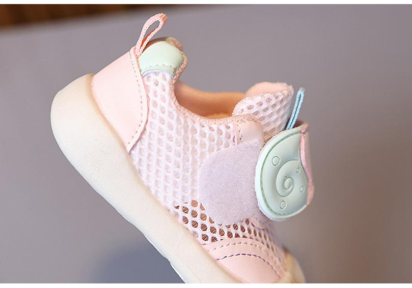 Baby Mesh Walking Shoes - Soft Sole, Breathable, Summer-Ready