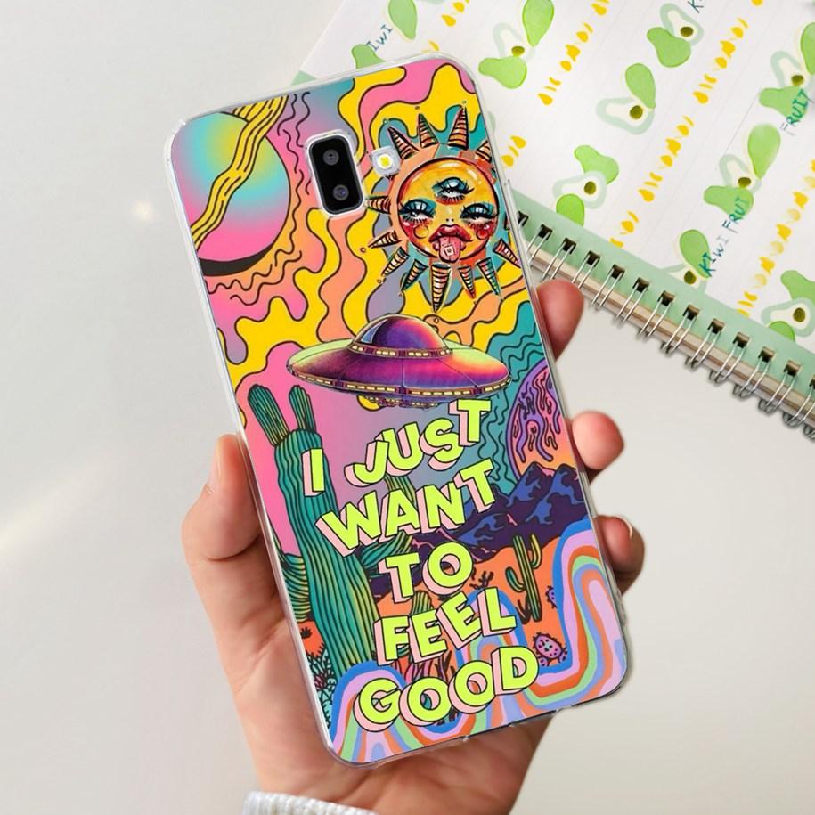 For Samsung J6 Plus Case J6 2018 J600F J610F Cover Luxury Marble Butterfly Clear Soft Cases For Samsung Galaxy J 6 J6+ 2018 Capa