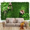 Flower Artificial Plant Wall Panel DIY Simulation Maple Plant Sheet  Home Garden Fence