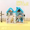Small Town Villa House Building Block Set, Warm House, Street Scene Blocks, Home Decoration Ornaments, Birthday Gift, Easter, Christmas Gift