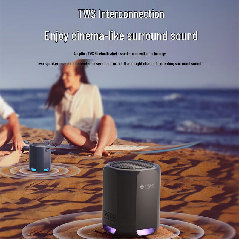 SEE ME HERE E5 Mini Portable Bluetooth Speaker