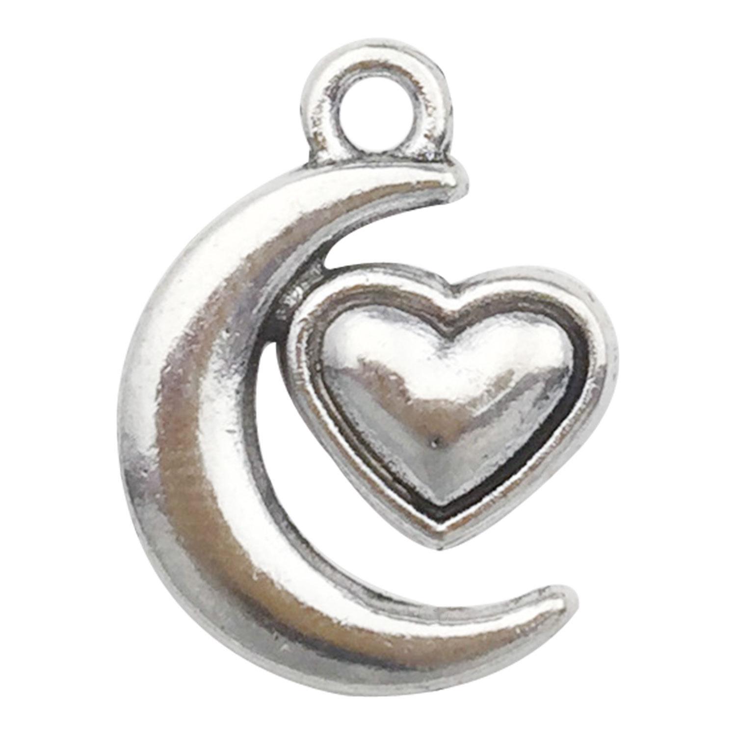 

Винтажные серебряные подвески «Солнце, Луна, звезда» для ожерелий и браслетов своими руками