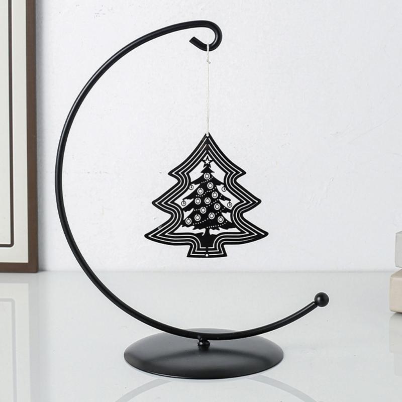 3 Pieces Black Metal Display Holder For Succulents Glass Globes And Decorative Items Indoor Outdoor Use