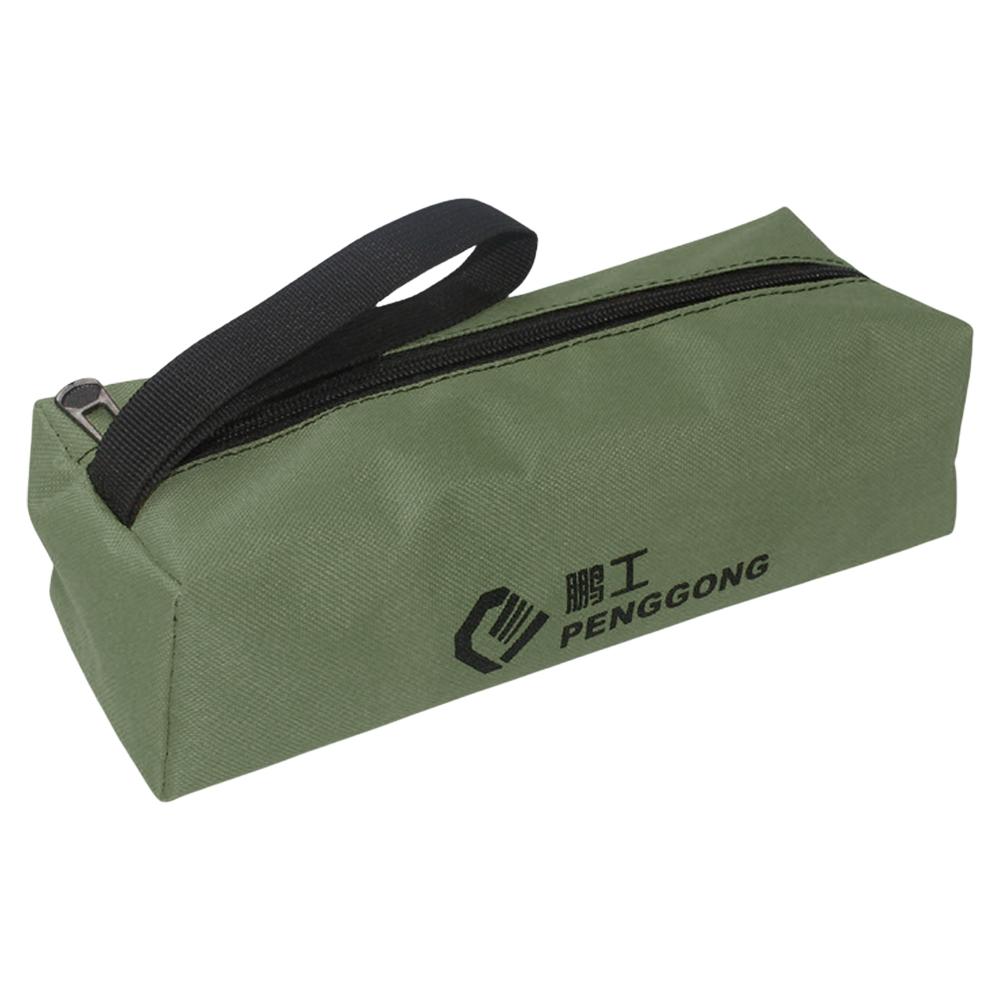 

Spanner Case Multi-Function Tools Carry Bag Lightweight Zip Pocket Organizer Bag with Handle for Spanner Pliers зелений