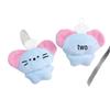 Cute Mouse Pajama Doll Keychain and Bag Pendant