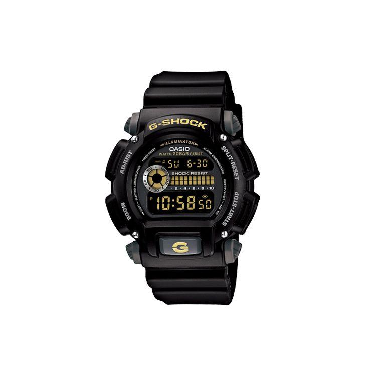 Casio Quartz Movement Resin Strap Watch Men Watches Black DW-9052-1C Black