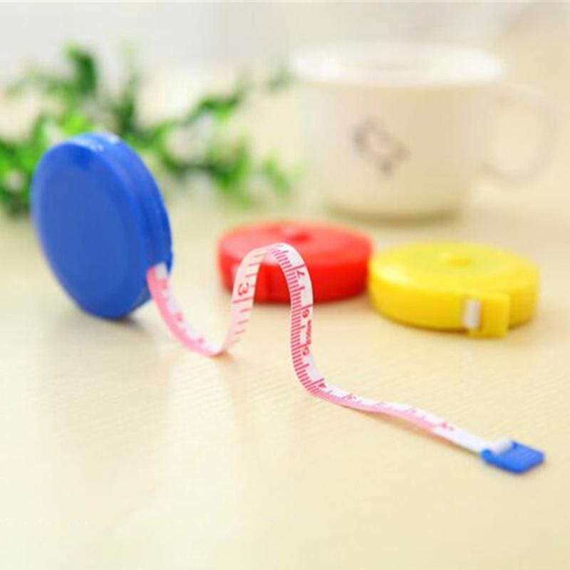 Retractable Measuring Tape Portable Body Tape Measure 1.5Meter for Fabric Sewing