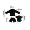 1/12 BJD Figure Suit Short Sleeve Shirt Shorts Practical Accessories Durability Premium
