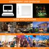 LEDs Message Board Tablet Kit Set 7.9 '' *7.9 '' Erasable Writing Drawing Illuminating Sign with 7 Colorful Markers for Kids Children Painting