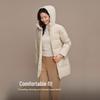 Bosideng Mid-Length Hooded Loose-Fit Down Jacket B250245124