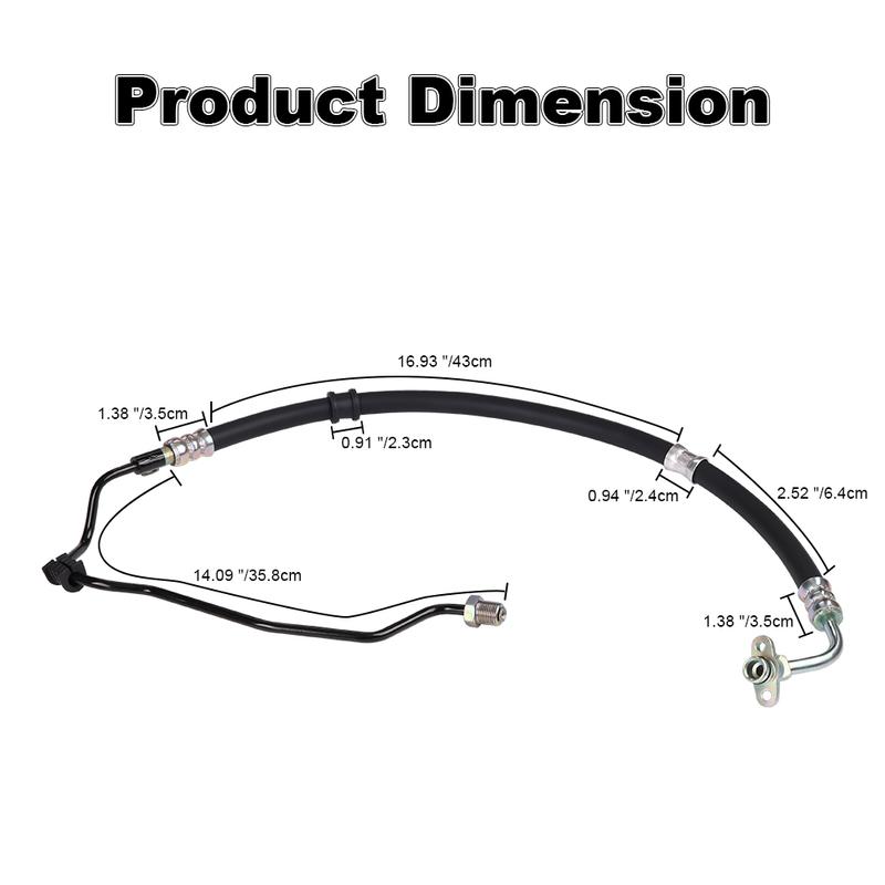 Brand New High Pressure Power Steering Feed Hose For Honda Civic 1.8L L4 2006-2011 Replacement For 53713-SNA-A06 Car Accessories