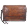 Tolle Aktentasche Rosewood Reißverschlusstasche Braunes Venedig Kalbsleder Herren Gebraucht
