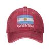 Nuovo Nuovo Cappellino da Baseball in Cotone Lavato per tifosi della Nazionale Argentina Regolabile Casual Cappello Sportivo Per tifosi di Calcio