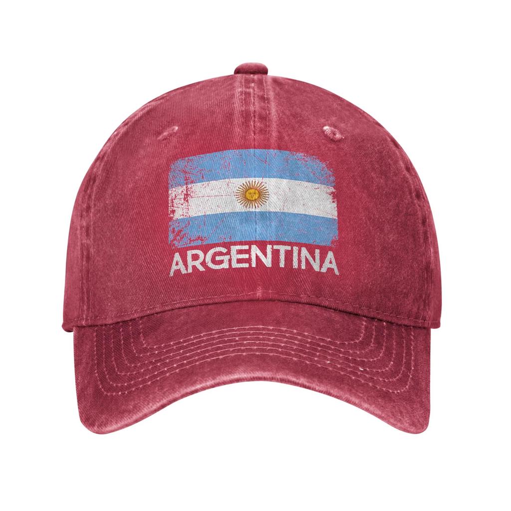 Nuovo Nuovo Cappellino da Baseball in Cotone Lavato per tifosi della Nazionale Argentina Regolabile Casual Cappello Sportivo Per tifosi di Calcio