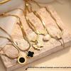 Minimalist Geometric Heart & Butterfly Clavicle Pendant Jewelry