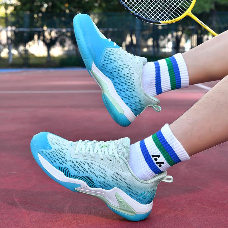 2026 Professional Badminton Shoes for Men Tennis Sneakers Suited for Outdoor Gym Lightweight Shock Absorption Non-Slip Sneakers