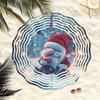 Christmas Gnome Wind Spinner 3D Metal Kinetic Art for Outdoor Garden Yard Decor Holiday Thanksgiving No Battery Needed Durable