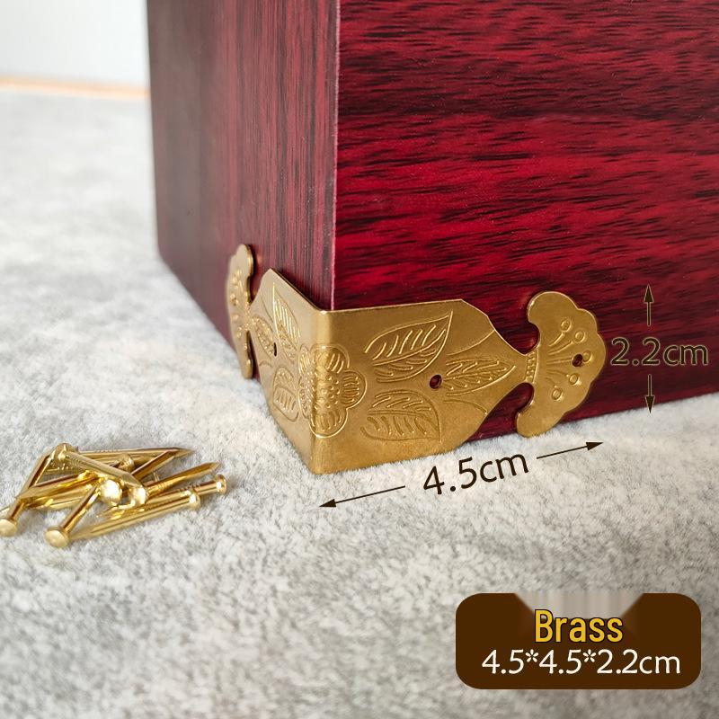 Antique Bronze Double-Sided Corner Protector for Jewelry Box (5cm)