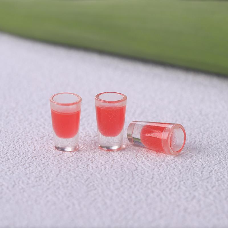 

Game Scene Model Accessories: 7 Bottles/Set Miniature Juice Cup; Doll House Decor with Colorful Mini Fruit Juice Beverage Cups
