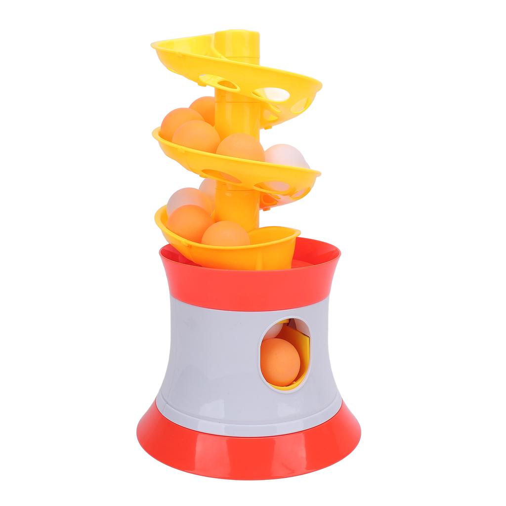 Table Tennis Launcher Portable Table Tennis Trainer Automatic Launcher Robot with Remote Control and 16 Balls