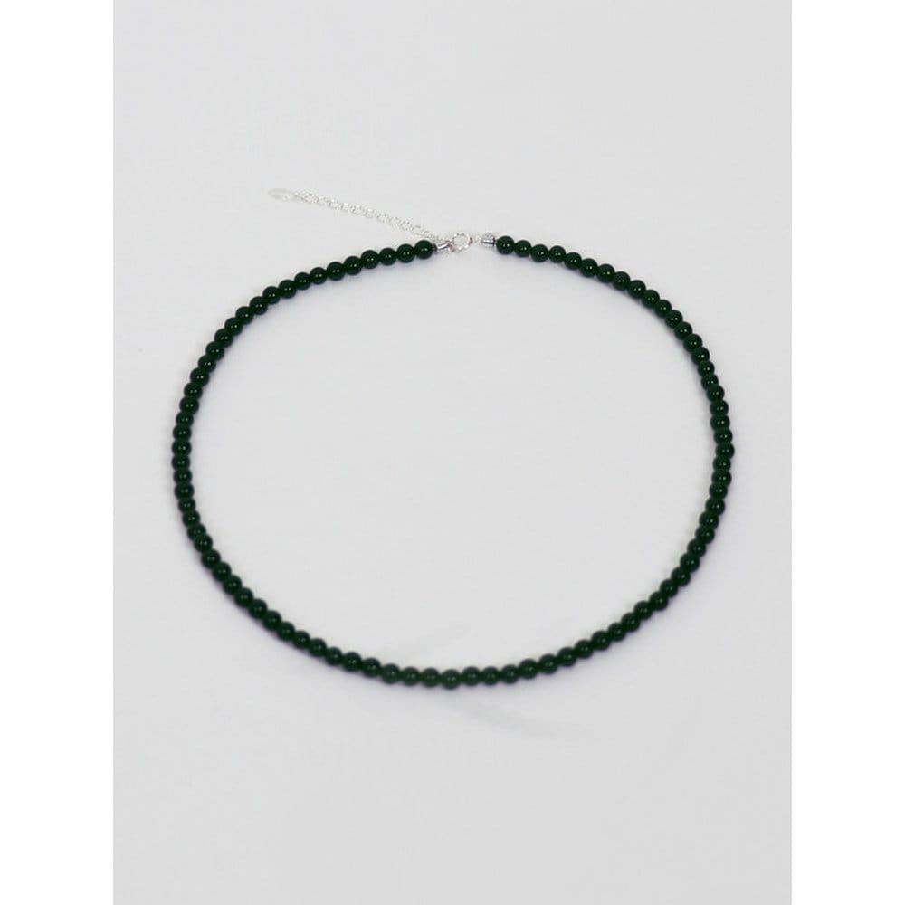 Black Onyx Necklace (4mm)