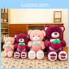 Bear Hug Strawberry Plush Toy Cartoon Stuffed Animal Doll Decoration Kids Gifts