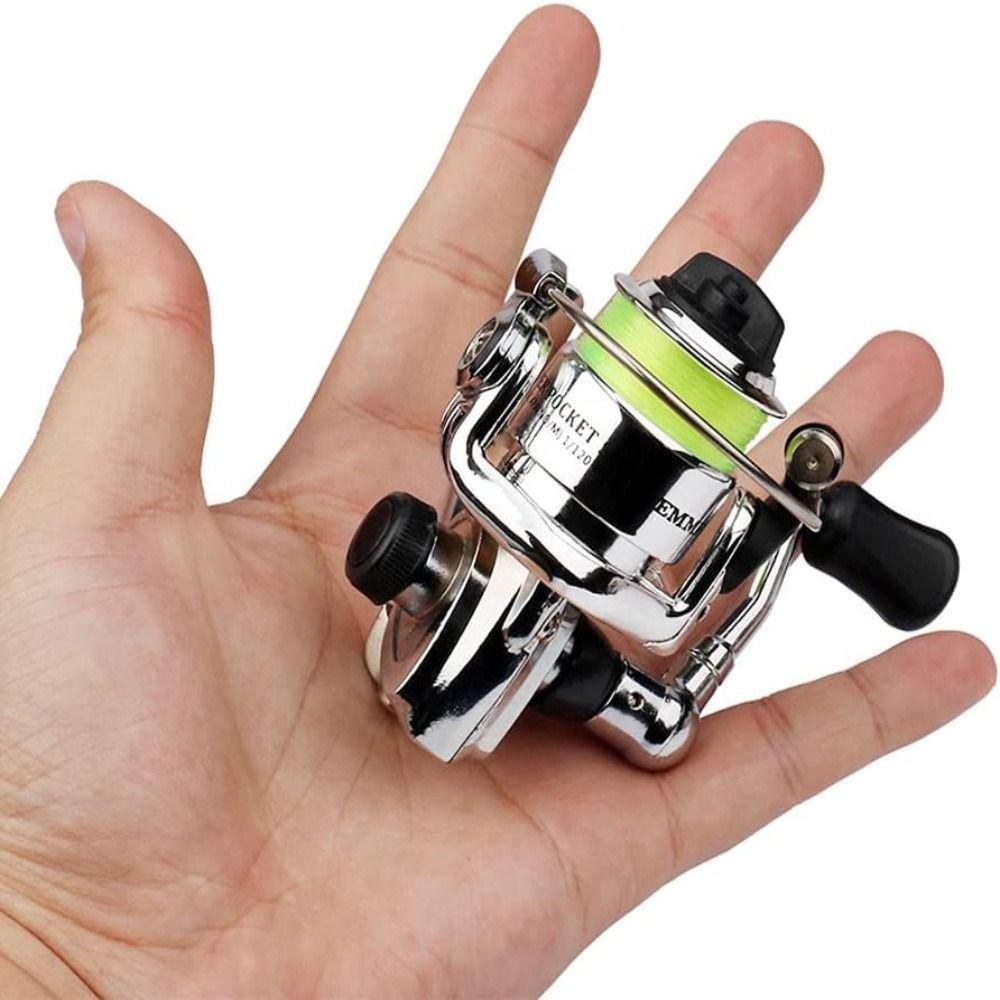 Mini Fishing Rod Reel Combo Telescopic Fishing Rod Kit Spinning Reel Combo Kit for New Anglers