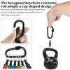 Hexagonal Shank Screws with Aluminum Alloy Portable Extension Rod Key Adapter for Quick Replacement of Drill Bits