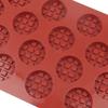 DIY Square Love Waffle Making Tool, Practical Chocolate Mold, Creative Baking Accessories, 18 Waffle Silicone Mold