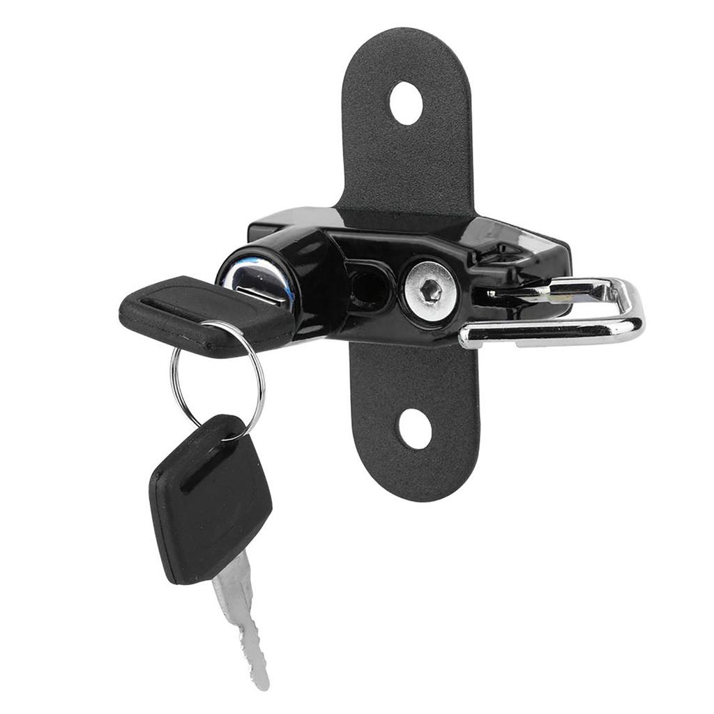 Motorcycle Modification Aluminum Alloy Helmet Lock Mount Hook Fit for Suzuki V Strom 250 2017+(Black )