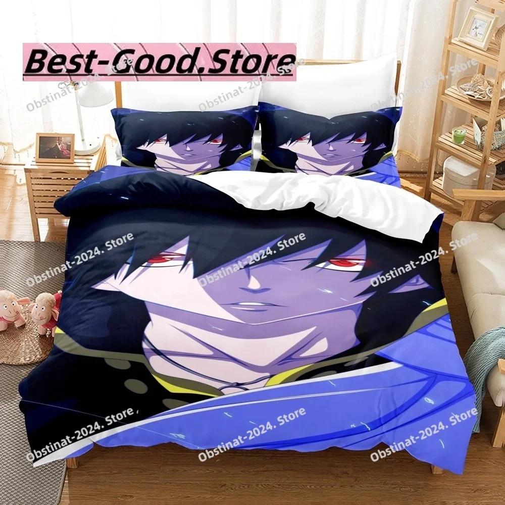Zeref Dragneel Bedding Set Single Twin Full Queen King Size Bed Set Aldult Kid Bedroom Duvetcover Sets 3D Print bed set 2