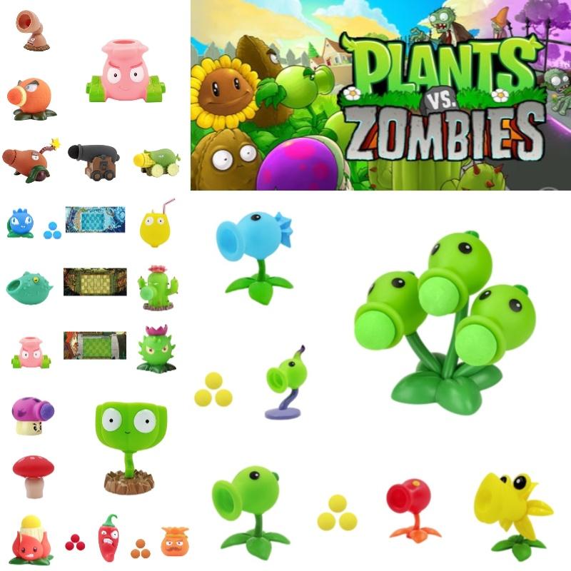 Plant Vs. Zombie Toy Olive Machine Gun With Pea Clip And Corn Shooter Accessories