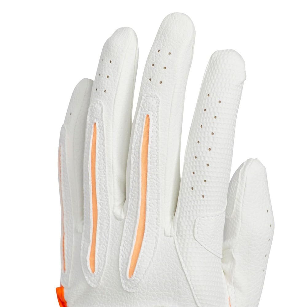 Palm Wrap Golf Orange LH23 [Adidas Golf] Multi-Fit Gloves, White/Lucid