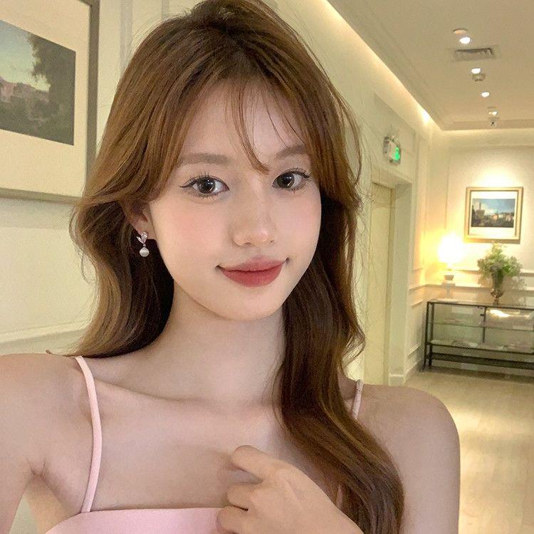 Серьги-пусеты в форме сердца с цирконом «кошачий глаз»: 2024 Модный нишевый дизайн Роскошные пусеты и клипсы