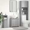VidaXL Bathroom Cabinet Sonoma Grey 60x33x61 Cm Engineered Wood 826358