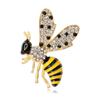 Corsage di insetti alla moda, ape personalizzata dei cartoni animati, spilla, spilla per il seno + gioielli con gocce di olio
