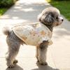 Cartoon Print Dog Coat Thickened Pet Warm Jacket Warm Pet Cotton Vest  Outdoor Photography