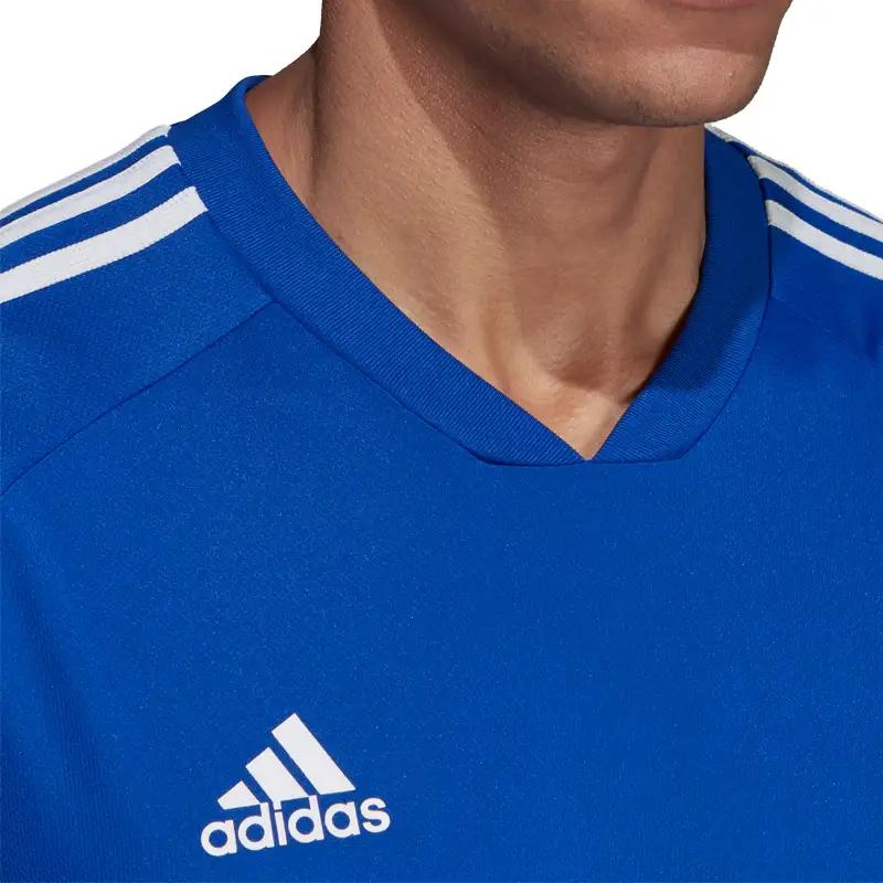 Adidas Tiro 19 Logo Pullover Comfortable Short Sleeve T-Shirt Men Tops Blue DT5285