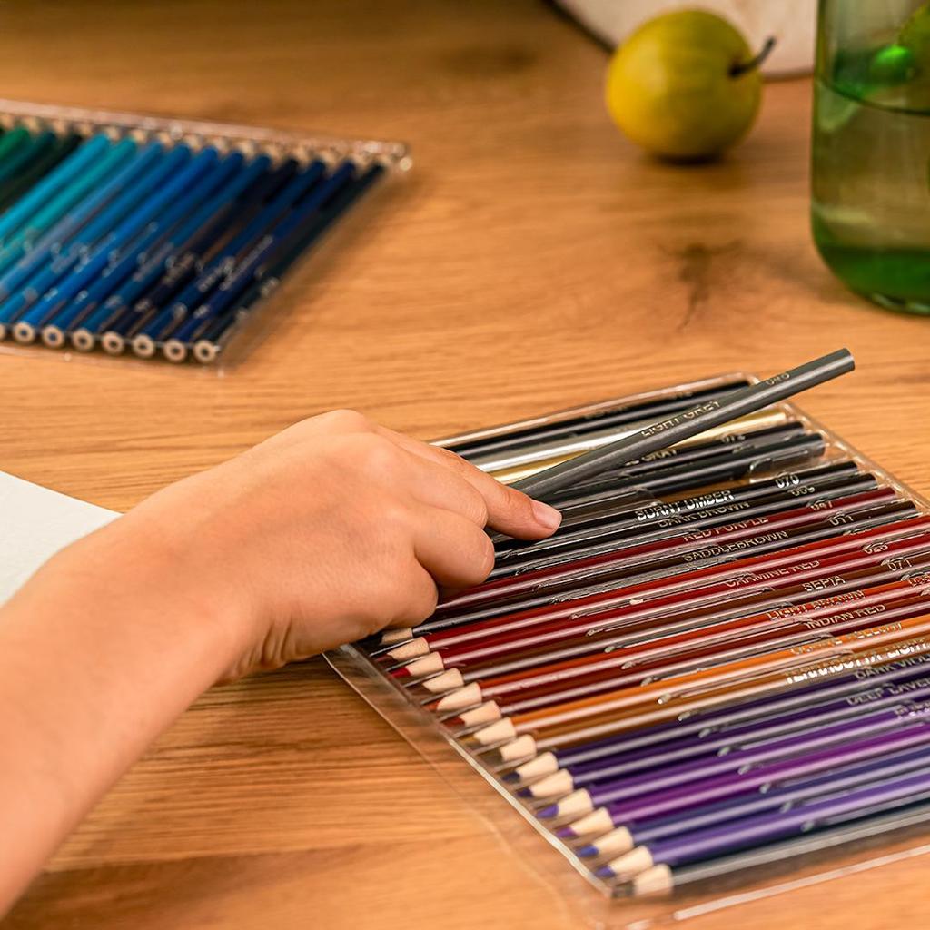 Tužkové pastelky 72 Intenzivních barev - Sada v plastovém pouzdře