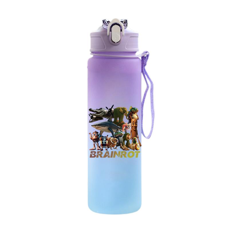 Tuang Tuang Tuang Printed 750Ml Water Bottle Anime Cartoon Large Capacity Drinking Cup Portable Outdoor Sports Water Cup Children Gift