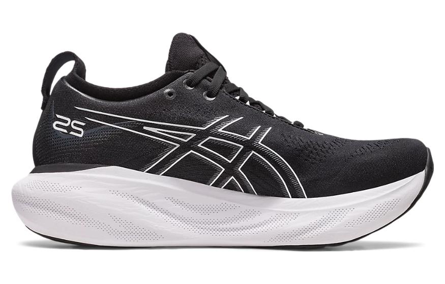 Asics Gel Nimbus 25 Black Pure Silver Women's 1012B356-001